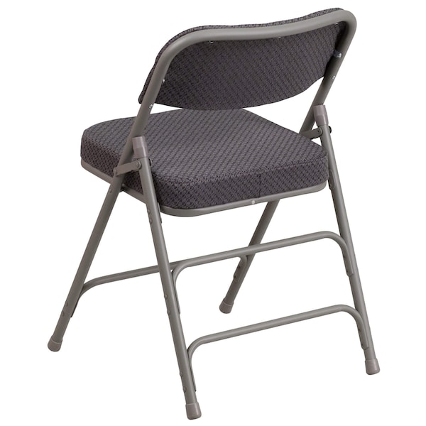 Flash Furniture Gray Fabric Folding Chair - AW-MC320AF-GRY-GG