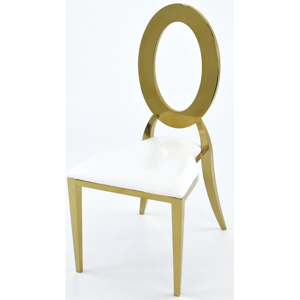 Atlas Commercial Products Stainless Steel Ava Dining Chair, Gold - AVA41G