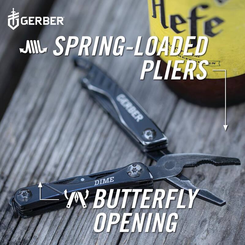 Gerber Dime 10-in-1 Multi-Tool in Black - 31-001134