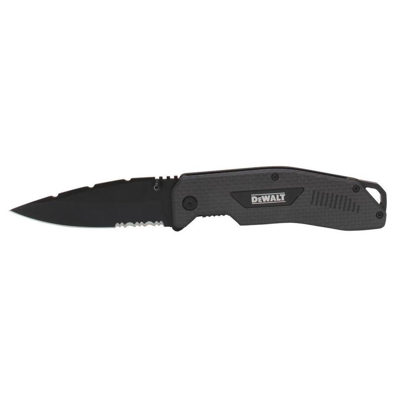 DEWALT 3-1/2 in. Folding Knife with Carbon Fiber Handle - DWHT10314