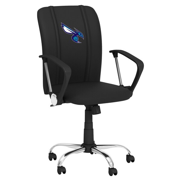Dreamseat Curve Task Chair with Charlotte Hornets Secondary Logo - XZOCCURVE-PSNBA30022