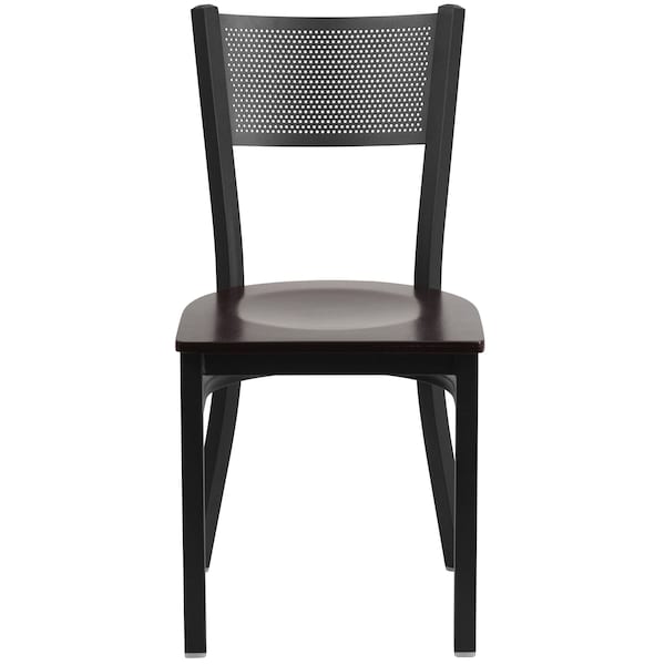 Flash Furniture Hercules Restaurant Chair, 17-1/4 in W 20" L 33-1/4" H - XU-DG-60115-GRD-WALW-GG