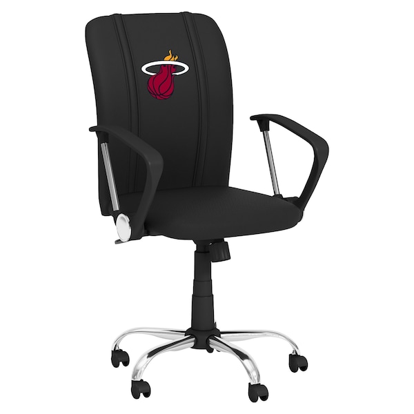 Dreamseat Curve Task Chair Miami Heat Logo - XZOCCURVE-PSNBA31044