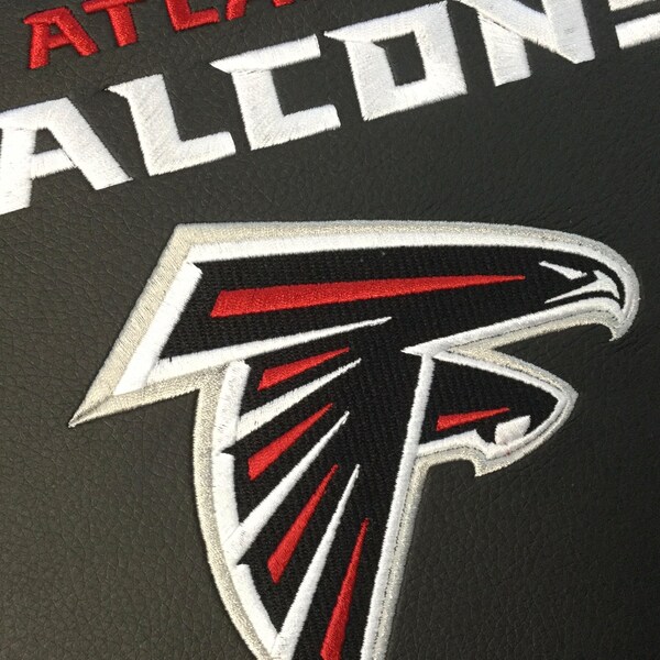 Dreamseat Curve Task Chair with Atlanta Falcons Secondary Logo - XZOCCURVE-PSNFL20006