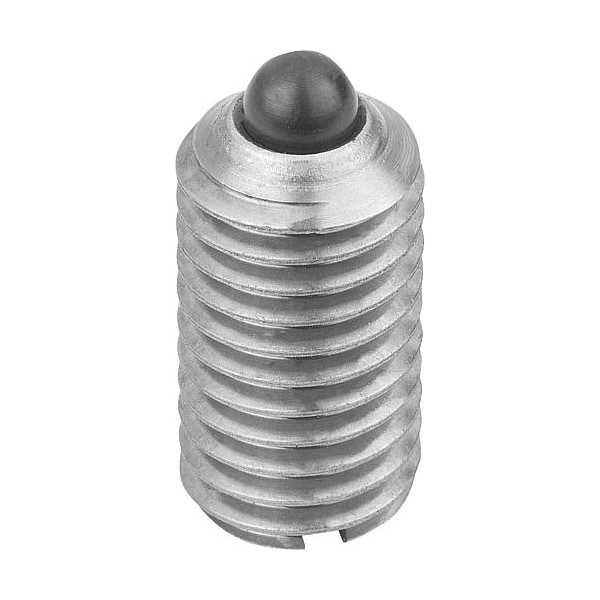Kipp Spring Plunger Standard Spring Force D=M16 L=24, Stainless Steel, Comp: Pin Stainless Steel - K0314.16