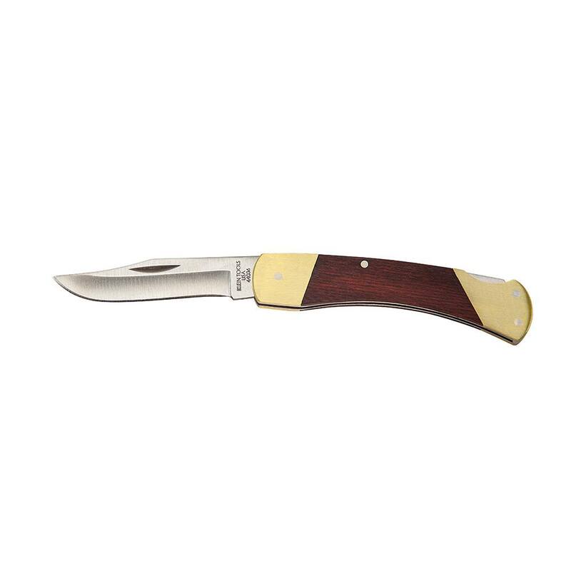 Klein Tools Sportsman Knife, 2-5/8-Inch Stainless Steel Blade - 44036