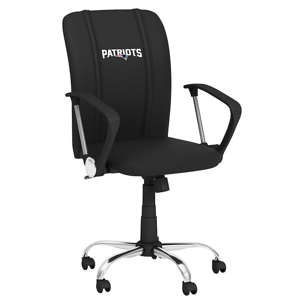 Dreamseat Curve Task Chair with New England Patriots Secondary Logo - XZOCCURVE-PSNFL21001