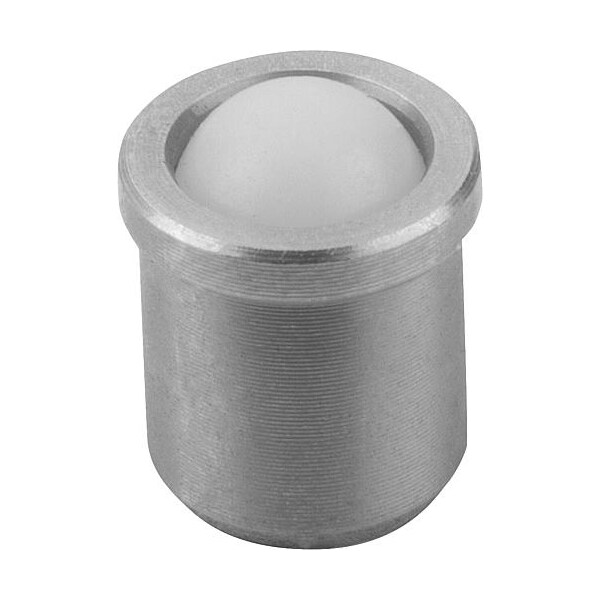 Kipp Spring Plunger, Push Fit, D=6 L=7, Stainless Steel, Ball: POM Plastic0 - K0333.306