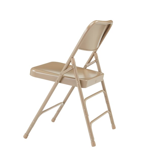 National Public Seating Folding Chair, Beige, 18-3/4 In., PK4 - 301