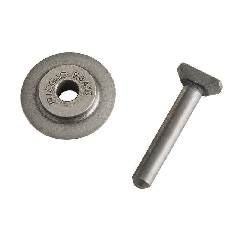 RIDGID 1/2 in., 3/4 in. and 1 in. E-3410 "C" Style Close Quarters Copper Pipe & Tubing Cutter Replacement Wheels (Pack of 2) - 57028
