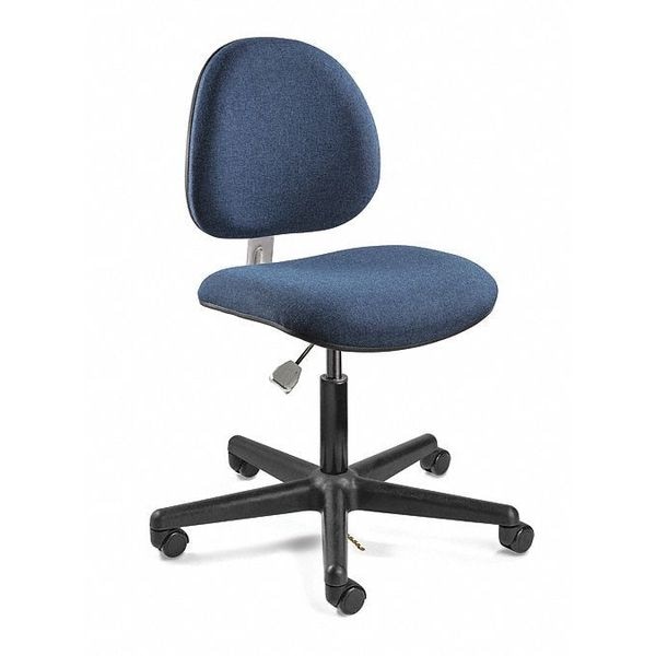 Bevco Task Chairs, 17 in to 22 in Height, Navy Blue - V800SHC