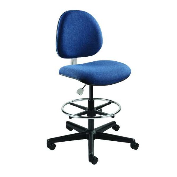 Bevco Task Chairs, 24 in to 34 in Height, Navy Blue - V850SHC
