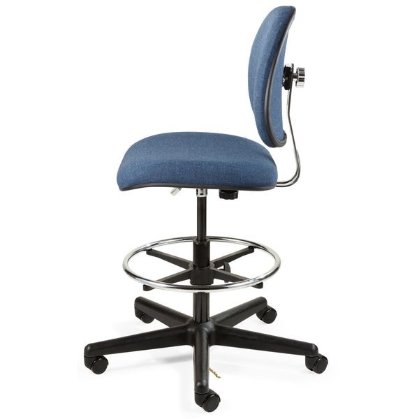 Bevco Task Chairs, 24 in to 34 in Height, Navy Blue - V850SHC