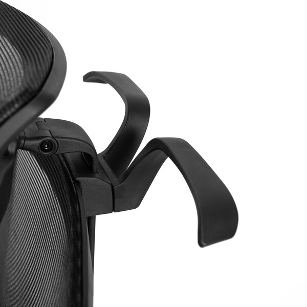Flash Furniture Office Chair, Mesh, Black - H-2809-1KY-BK-GG