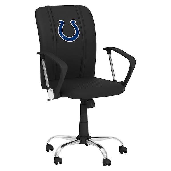Dreamseat Curve Task Chair with Indianapolis Colts Primary Logo - XZOCCURVE-PSNFL20065
