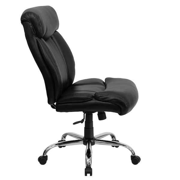 Flash Furniture Executive Chair, Black Seat, Leather Back - GO-1235-BK-LEA-GG