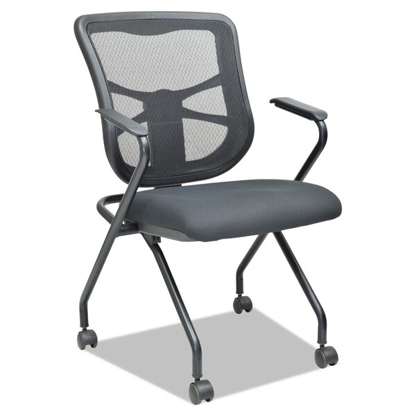 Fine-Line ALE 2 Carton Elusion Mesh Nesting Chairs Black - FI3197868