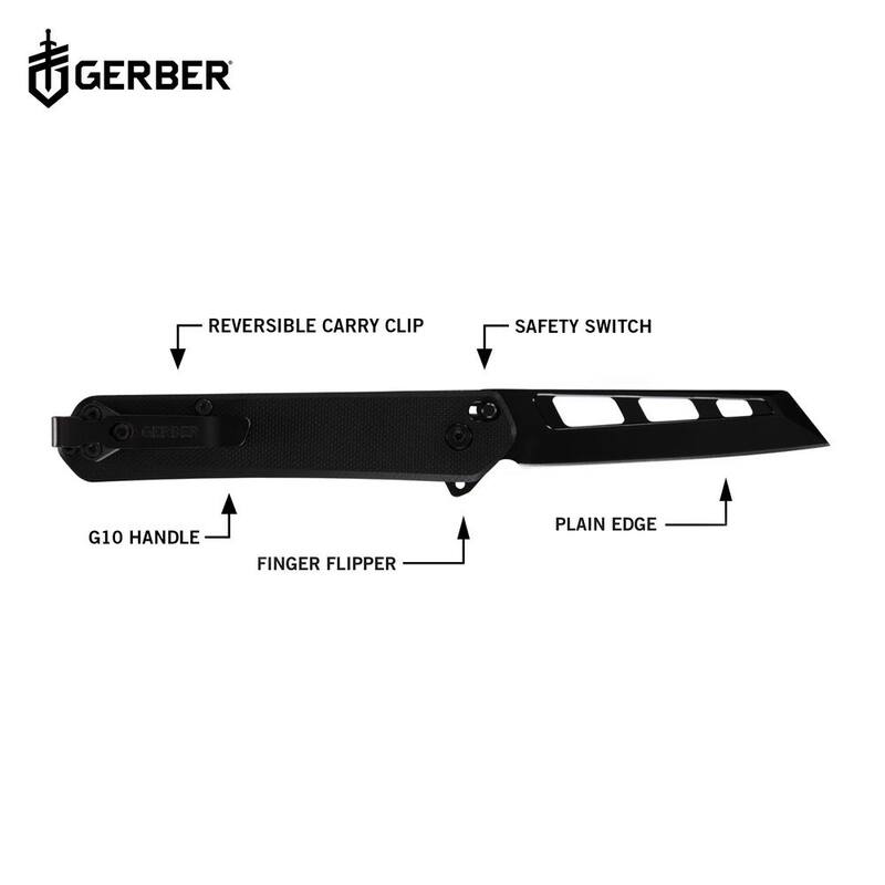 Gerber 2.9 in. Spire Assisted Finger Flipper Knife - 30-001917