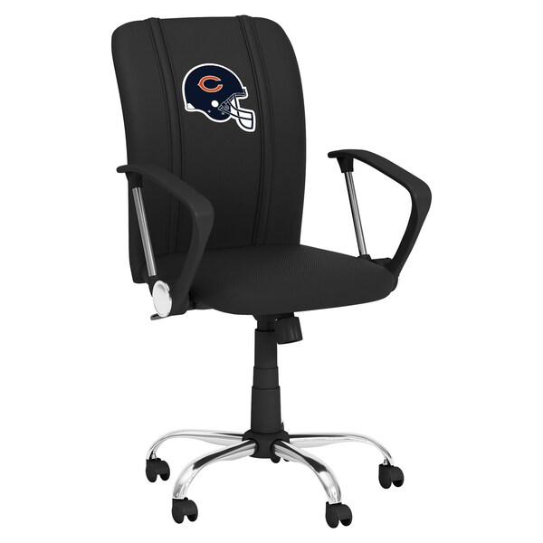 Dreamseat Curve Task Chair with Chicago Bears Helmet Logo - XZOCCURVE-PSNFL20032