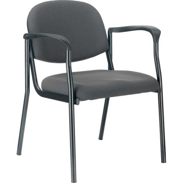 Interion By Global Industrial Guest/ Side Chair, 26-1/2 in W 24-3/4 in L 32-1/4 in H - 516129GY