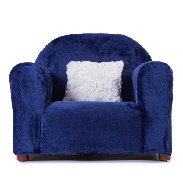 Kd Gabinete Cozy Childrens Chair - Minky Navy - KD2974109