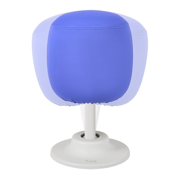 Kore Design Kids Adjustable Pivot Stool, Tall, 16.5in. to 21in., Blue - KDAP-2524WH