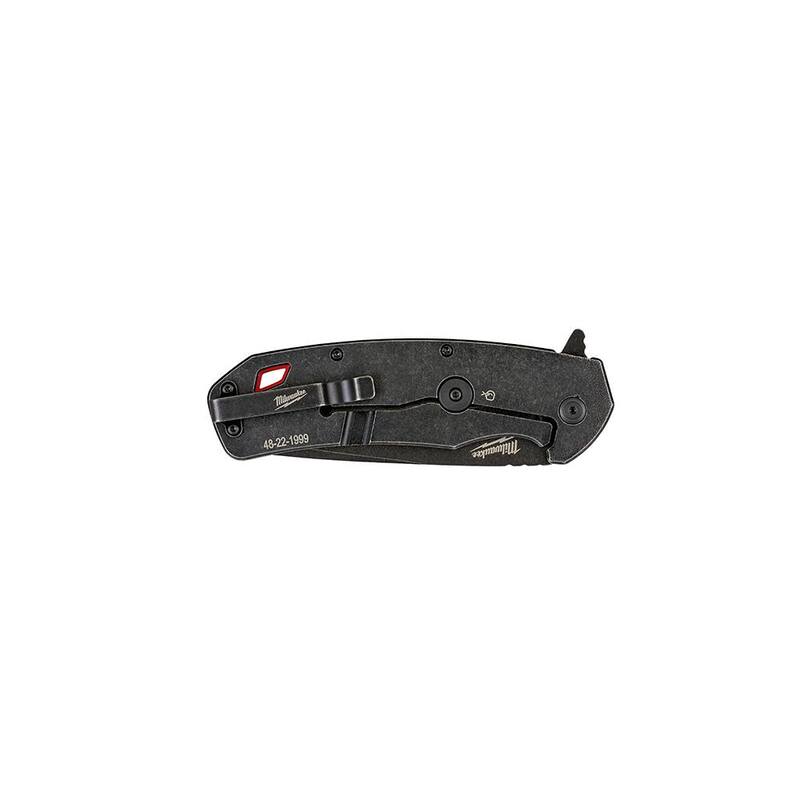 Milwaukee 3 in. Hardline D2 Steel Serrated Blade Pocket Folding Knife& 3.5 in. Hardline D2 Steel Smooth Blade Pocket Folding Knife - 48-22-1998-48-22-1999