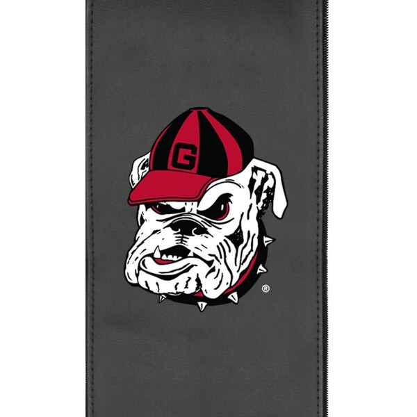 Dreamseat Xpression Pro Gaming Chair with University of Georgia Pinstripe Bulldog Head Logo - XZXPPRO032-PSCOL13191A