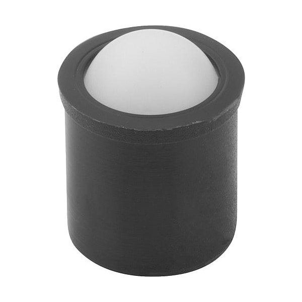Kipp Spring Plunger, Push Fit, Plastic D=8 L=9, Ball: POM Plastic0 - K0334.208