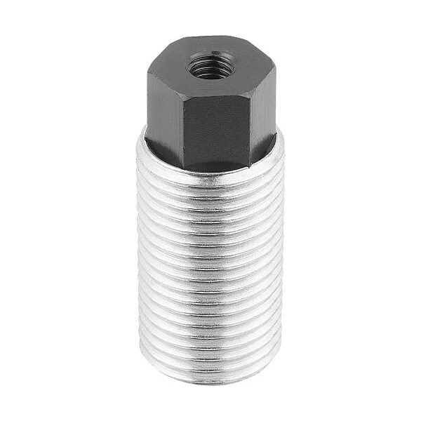 Kipp Push-Pull Plunger, With Rotation Lock, D=M16X1, 5 L=28, Form: I, Threaded end - K0977.1116