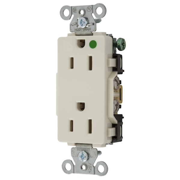 Hubbell Wiring Device-Kellems HUBBELL-PRO HG DECO 15A/125V LA - 2172LA