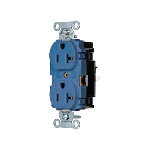 Hubbell Receptacle, 1 hp, 125V AC, NEMA 5-20R - BR20STBL