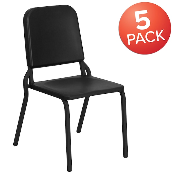Flash Furniture Black Melody Band/Music Chair - 5-HF-MUSIC-GG