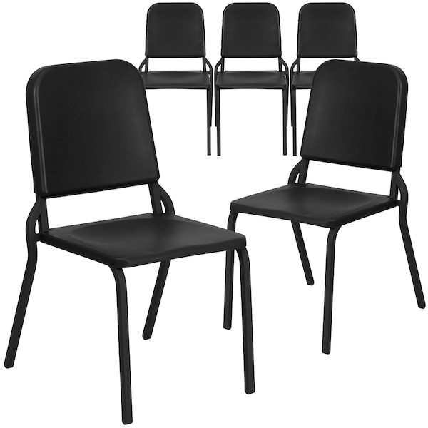 Flash Furniture Black Melody Band/Music Chair - 5-HF-MUSIC-GG