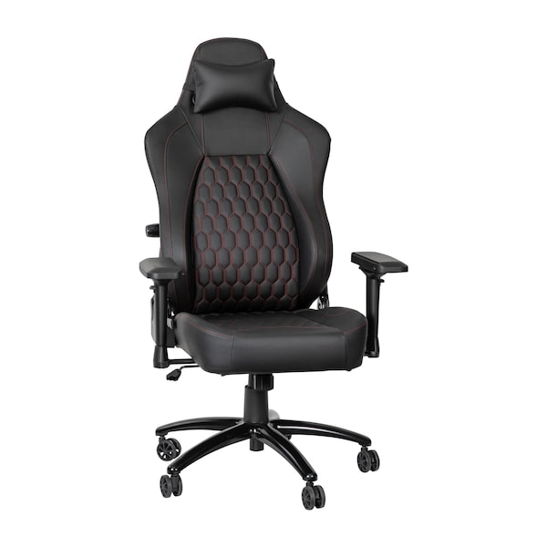 Flash Furniture Black/Red 4D Armrest Gaming Chair with Lumbar - SY-088-RD-GG