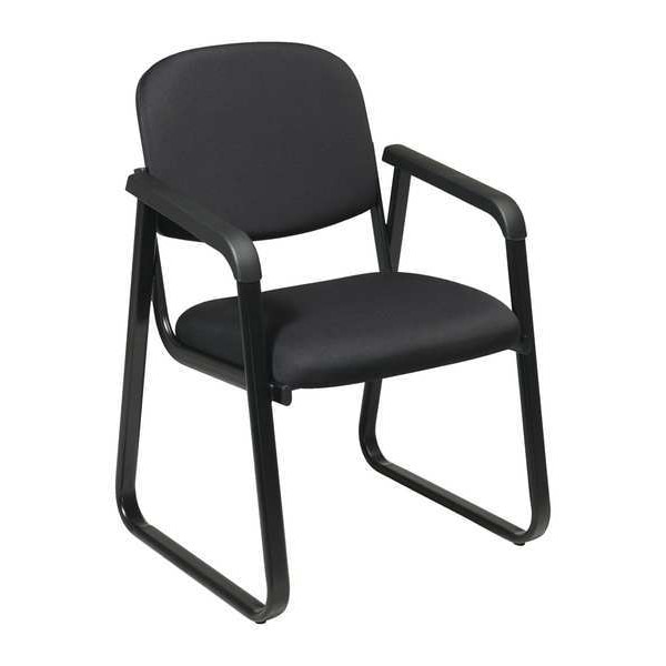 Office Star Desk Chair Desk Chair, 18-1/2" Height, Fabric, Black - V4410-231