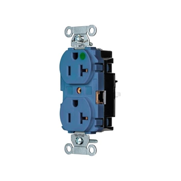 Hubbell Receptacle, 1 hp, 125V AC, NEMA 5-20R - 8300STBL