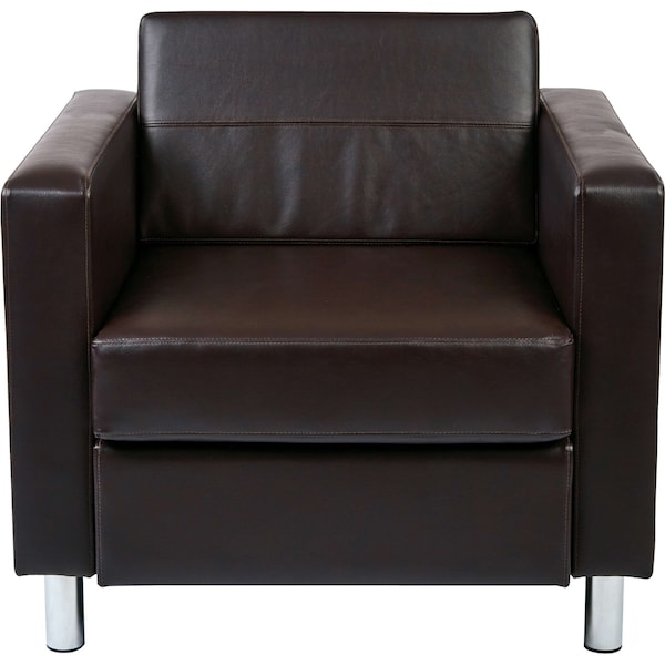 Ave 6 Collection: Pacific Arm Chair, 32 in W 30-1/2" L 29-1/2" H, Fixed Arms, Vinyl Seat - PAC51-V34