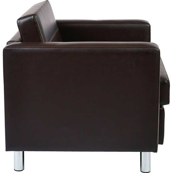 Ave 6 Collection: Pacific Arm Chair, 32 in W 30-1/2" L 29-1/2" H, Fixed Arms, Vinyl Seat - PAC51-V34