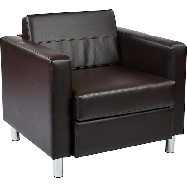 Ave 6 Collection: Pacific Arm Chair, 32 in W 30-1/2" L 29-1/2" H, Fixed Arms, Vinyl Seat - PAC51-V34
