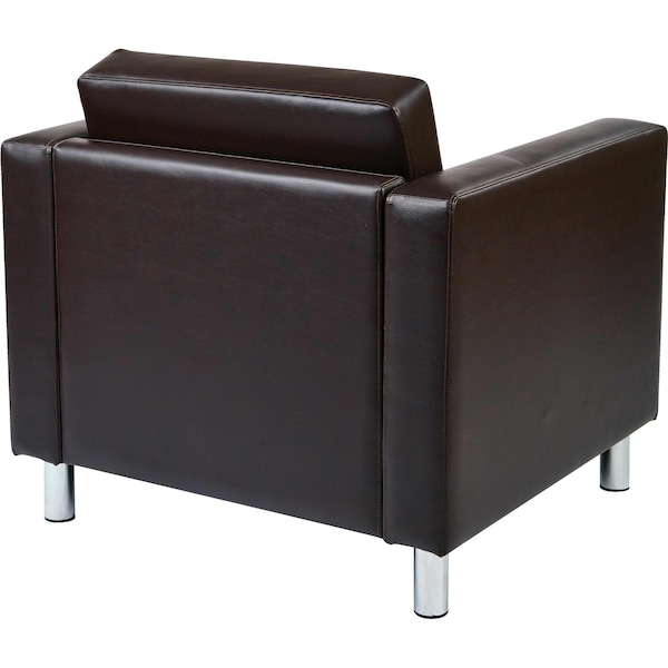 Ave 6 Collection: Pacific Arm Chair, 32 in W 30-1/2" L 29-1/2" H, Fixed Arms, Vinyl Seat - PAC51-V34