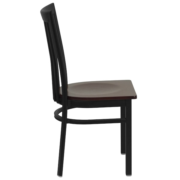 Flash Furniture Hercules Restaurant Chair, 17-1/4 in W 18-3/4" L 34-3/4" H - XU-DG6Q4BSCH-MAHW-GG