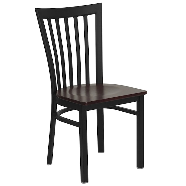 Flash Furniture Hercules Restaurant Chair, 17-1/4 in W 18-3/4" L 34-3/4" H - XU-DG6Q4BSCH-MAHW-GG