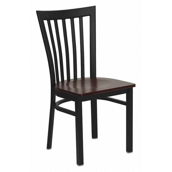 Flash Furniture Hercules Restaurant Chair, 17-1/4 in W 18-3/4" L 34-3/4" H - XU-DG6Q4BSCH-MAHW-GG