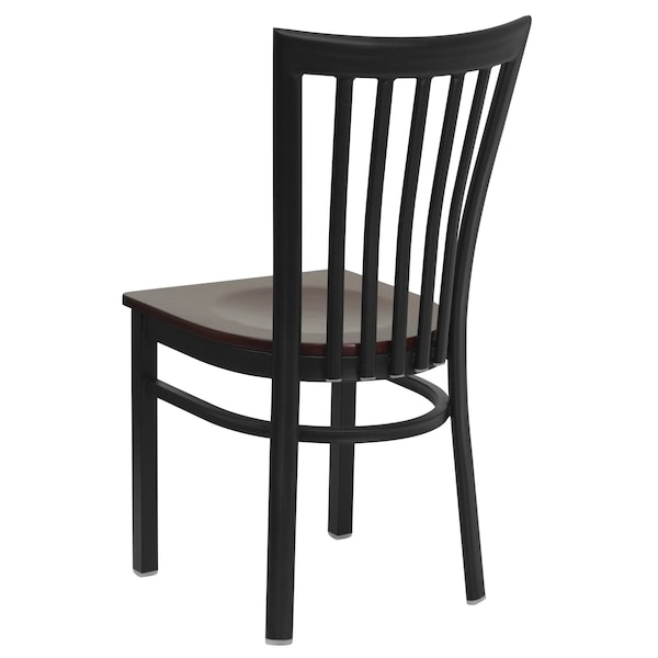 Flash Furniture Hercules Restaurant Chair, 17-1/4 in W 18-3/4" L 34-3/4" H - XU-DG6Q4BSCH-MAHW-GG