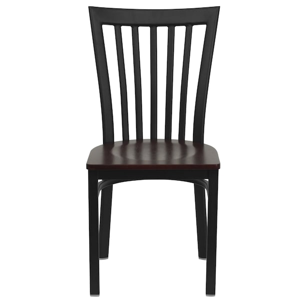 Flash Furniture Hercules Restaurant Chair, 17-1/4 in W 18-3/4" L 34-3/4" H - XU-DG6Q4BSCH-MAHW-GG