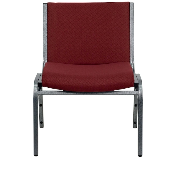 Flash Furniture Fabric Stack Chair, Extra Wide, Burgundy - XU-60555-BY-GG