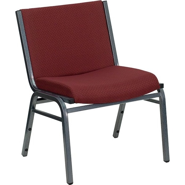 Flash Furniture Fabric Stack Chair, Extra Wide, Burgundy - XU-60555-BY-GG