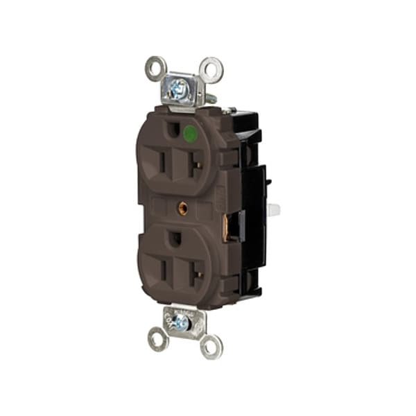 Hubbell Receptacle, 1 hp, 125V AC, NEMA 5-20R - HBL8300ST