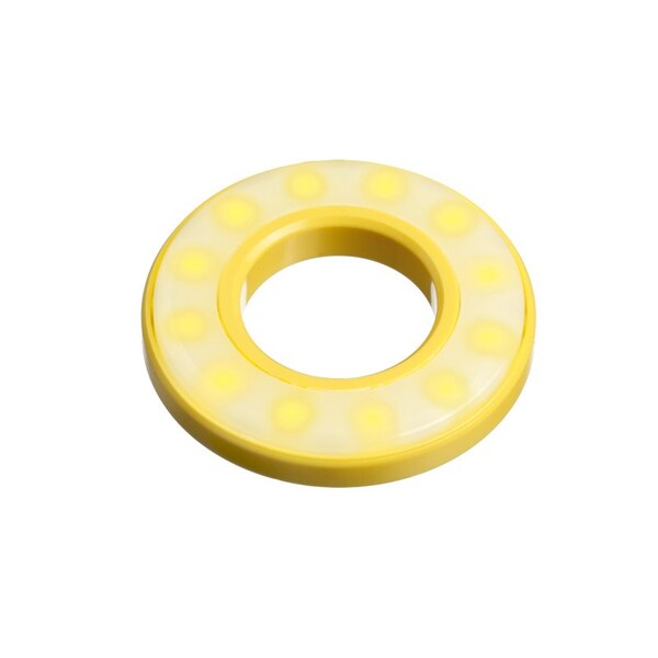 Apem Inc 22mm Halo Cuerpo Amarillo Lente Esmerilado - QH22057YC